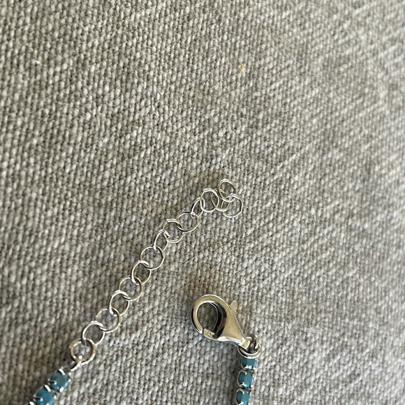 Emerald tennis necklace choker - Picture 6 of 6